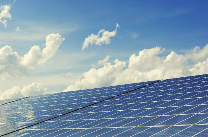 portable renewable energy solar field
